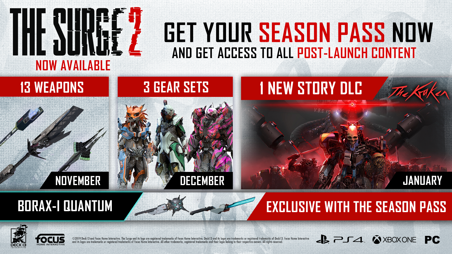 The Surge 2 - Season Pass ROW Steam