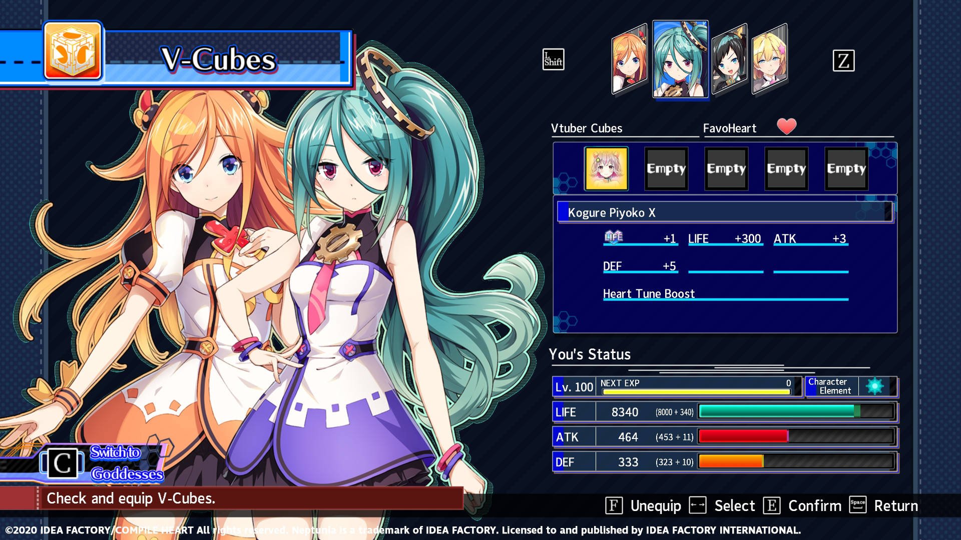 Neptunia Virtual Stars - WACTOR Pack