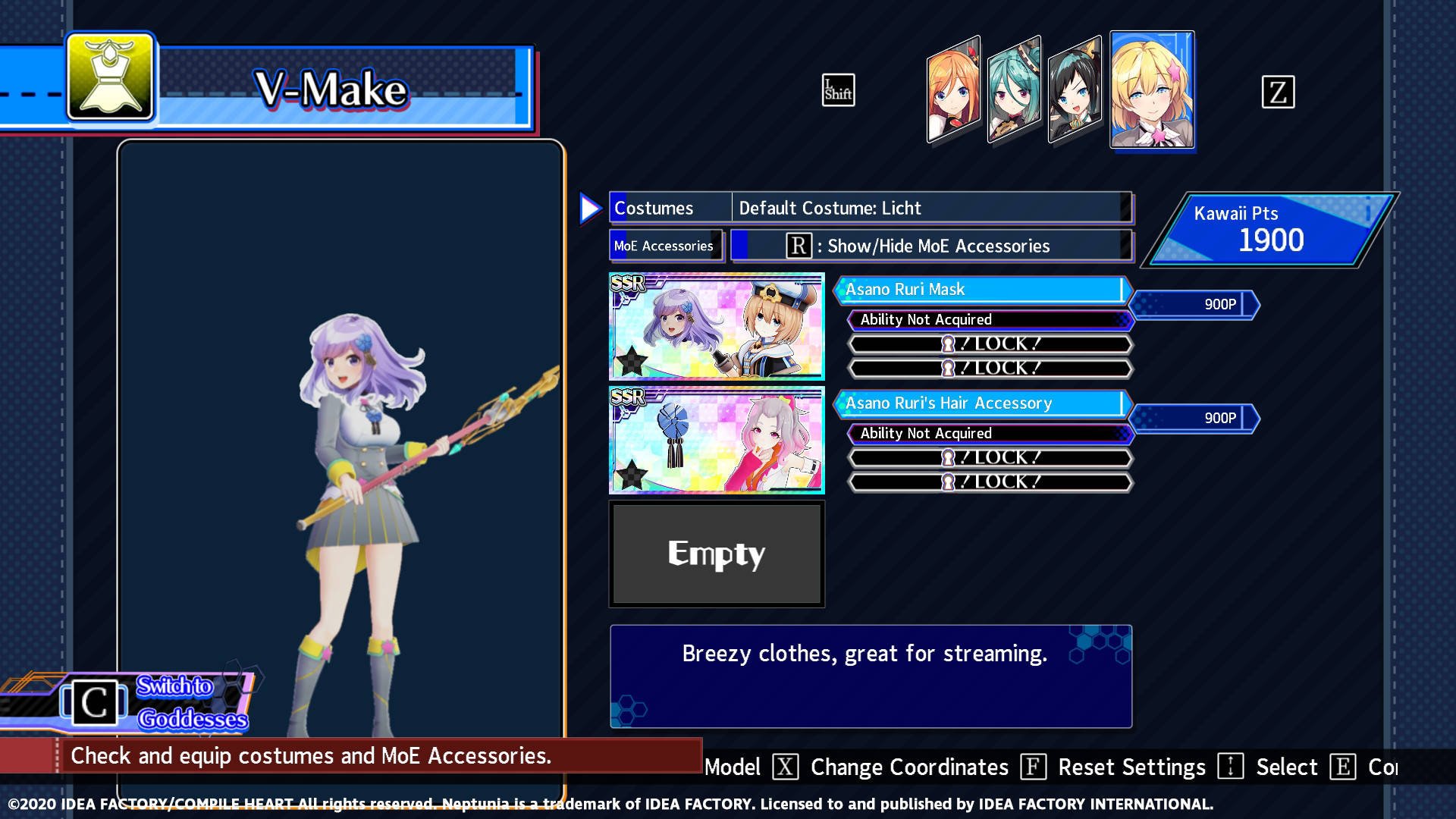 Neptunia Virtual Stars - Asano Sisters Project Pack