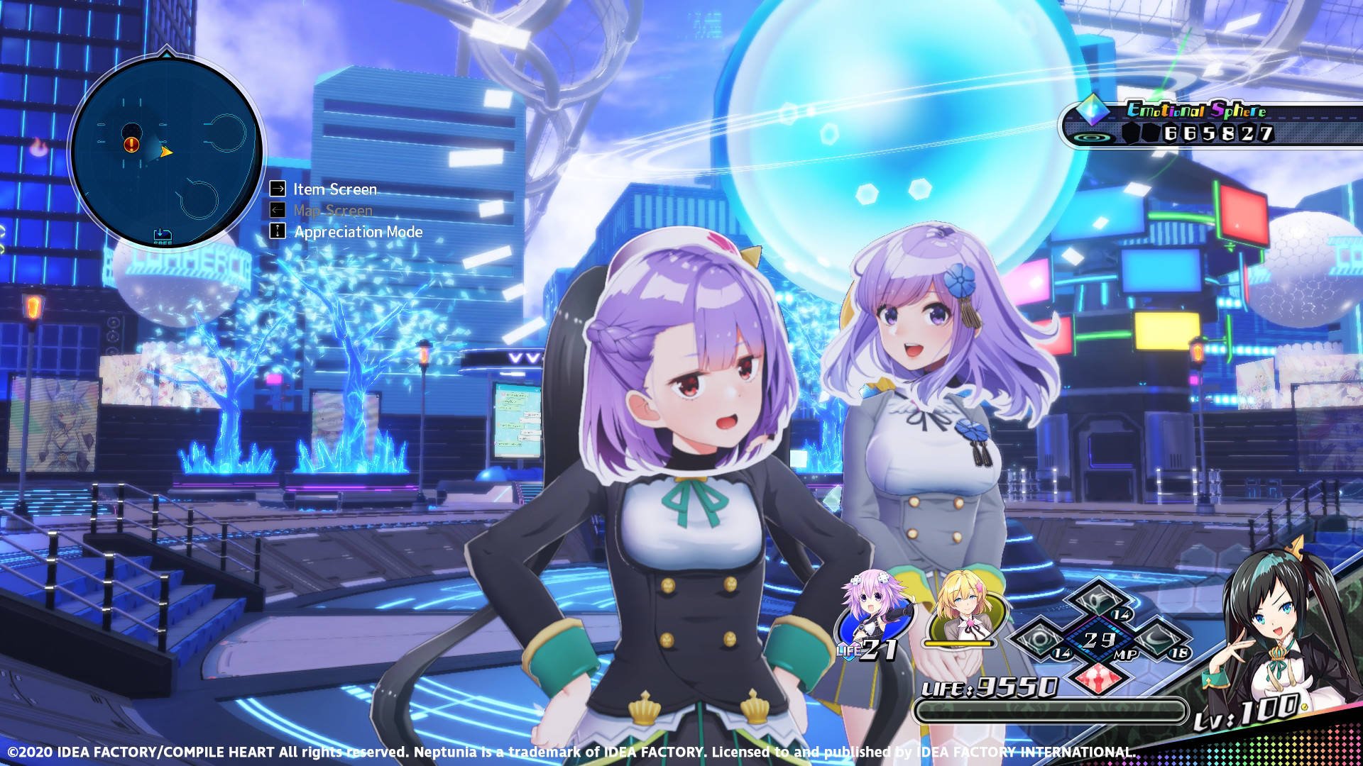 Neptunia Virtual Stars - Asano Sisters Project Pack