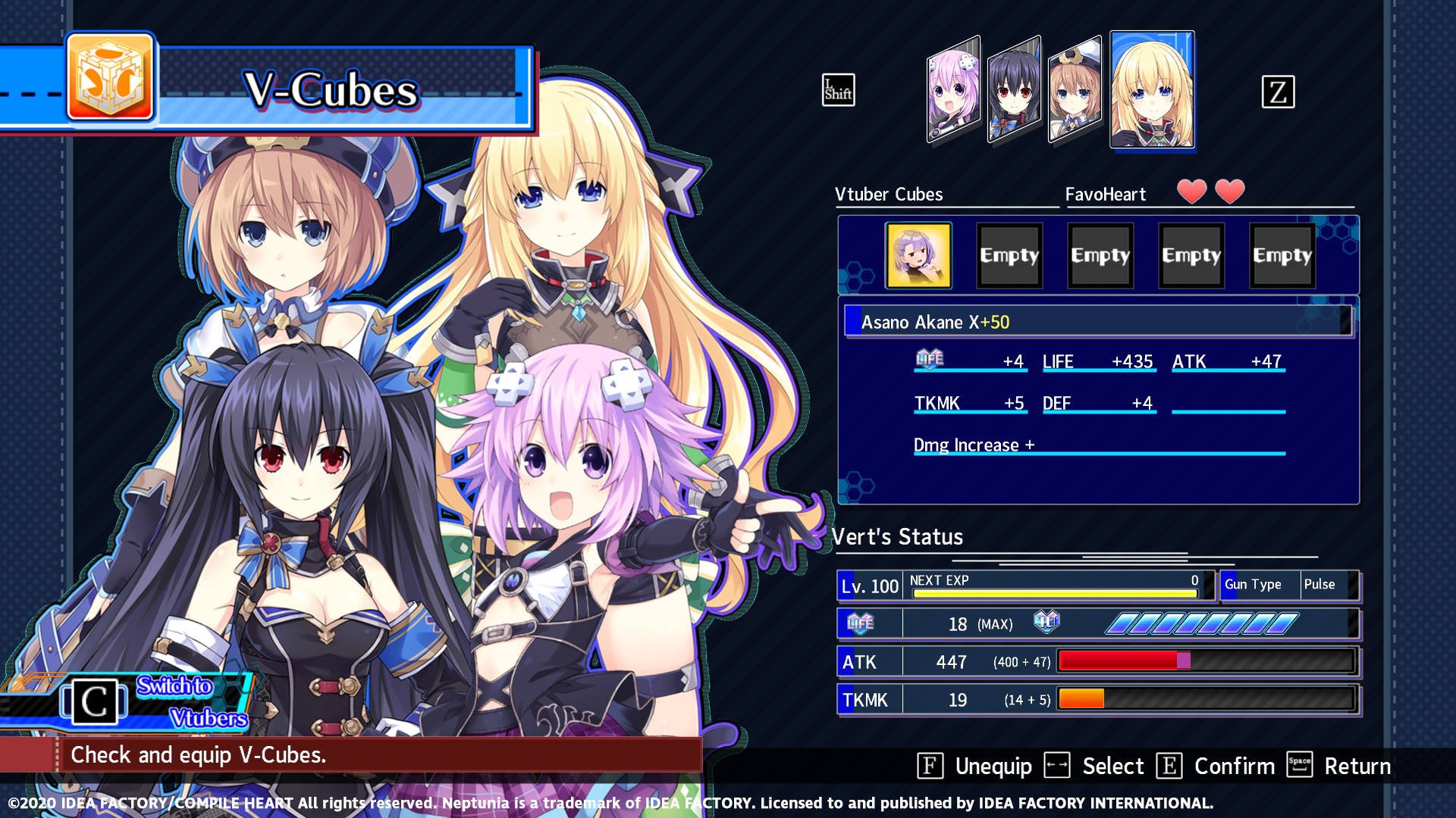 Neptunia Virtual Stars - Asano Sisters Project Pack