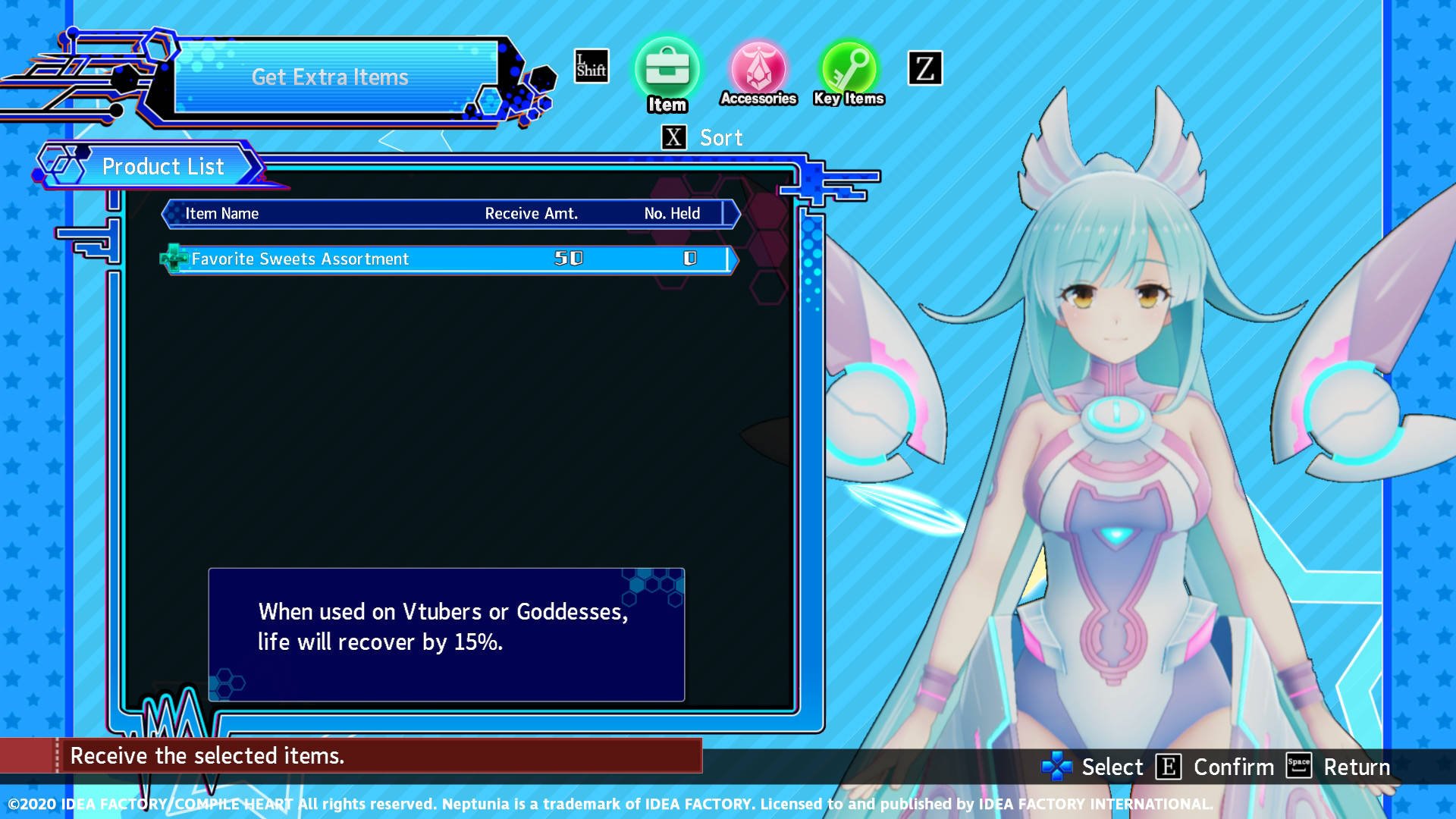 Neptunia Virtual Stars - Tomari Mari Pack